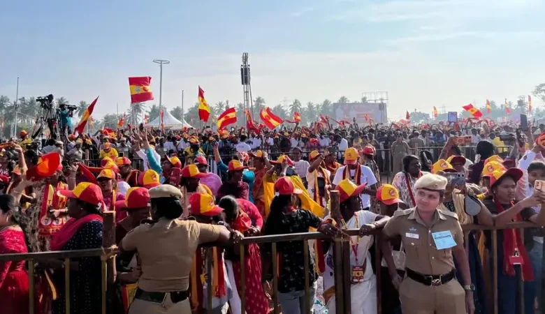 விஜயின் பொதுக் கூட்டம் ஈரோடில் இன்று!