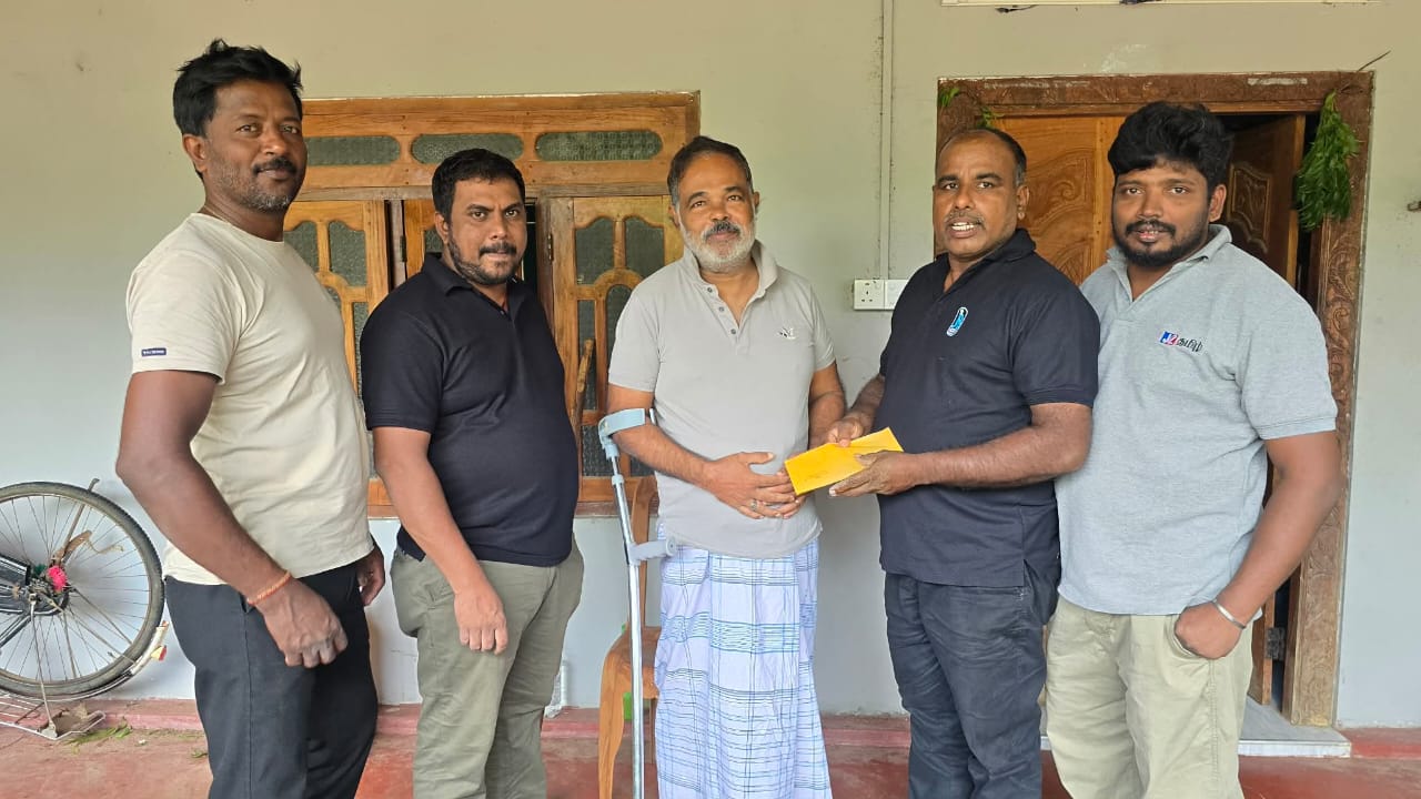 சிரேஷ்ட ஊடகவியலாளரின் மருத்துவத்துக்கு நிதியுதவி!