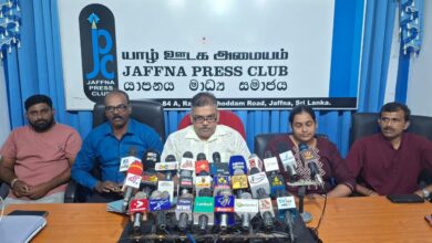 தையிட்டி மக்களின் கணிகளை மீட்க அணி திரளுங்கள்;ஆளுநர், அரச அதிபர் அரசாங்கத்தை திருப்திப்படுத்த பார்கின்றனர்: காணிகளை இழந்த மக்கள் போராட்டத்துக்கு அழைப்பு!