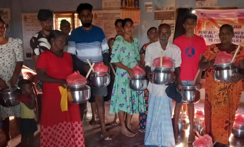 வன்னியின் கண்ணீர் அமைப்பால் பொங்கல் பொருட்கள் வழங்கி வைப்பு!