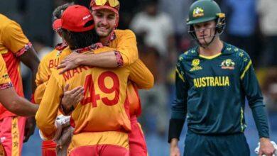 அவுஸ்திரேலியாவுக்கு ஆட்டம் காட்டிய ஸிம்பாப்வே: 23 ஓட்டங்களால் வெற்றி!