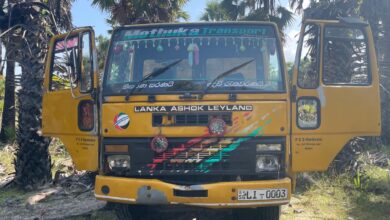 முன்னாள் பொலிஸ் உத்தியோகத்தரின் டிப்பர் வாகனமும் கைப்பற்றல், சாரதி கைது!