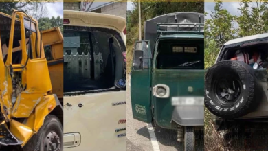 நுவரெலியா பதுளை பிரதான வீதியில் விபத்து: 4 வாகனங்கள் சேதம்!