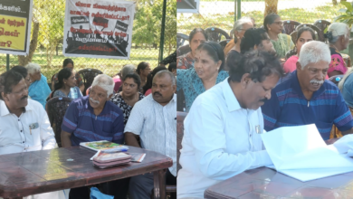 காணிகளை விடுவிக்கக்கோரி மயிலிட்டி மக்கள் ஏழாவது வெள்ளியாகவும் போராட்டம்!