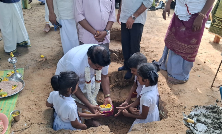 யாழ்.மந்துவில் RCTMS பாடசாலை கட்டடத்திற்கு அடிக்கல்!