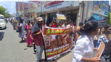 செம்மணி மனிதப் புதைகுழிக்கு நீதிகோரி ஆர்ப்பாட்டப் பேரணி:ஐநா அலுவலகத்தில் மகஜரும் கையளிப்பு!