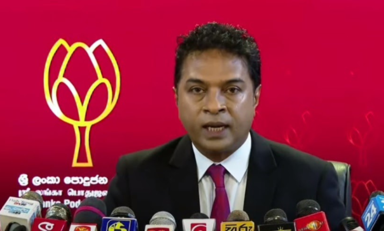 நாமல் ராஜபக்ஷ கைதுக்கு – பொதுஜன பெரமுன கடும் கண்டனம்!